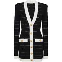 Rochii Balmain Buttoned Knit Short Dress Clothing Femei
