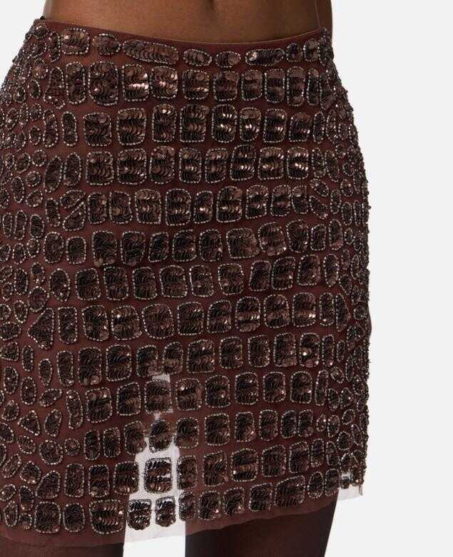 Fuste Elisabetta Franchi Elisabetta Franchi Skirts Brown Femei (BM 18983670) 3