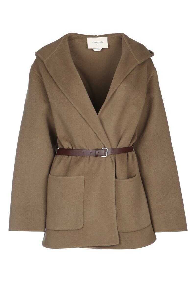 Paltoane Jacob Cohen Jacob Cohen Coats GREEN Femei (BM 18984156) 1