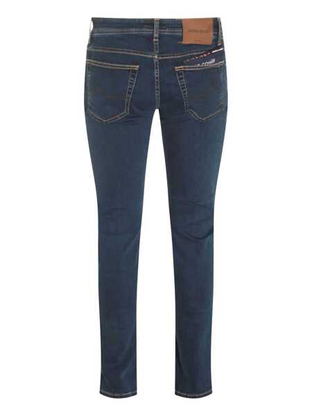 Blugi Jacob Cohen Jacob Cohen Dark Blue Cotton Nick Jeans BLUE Barbati (BM 18984243) 2