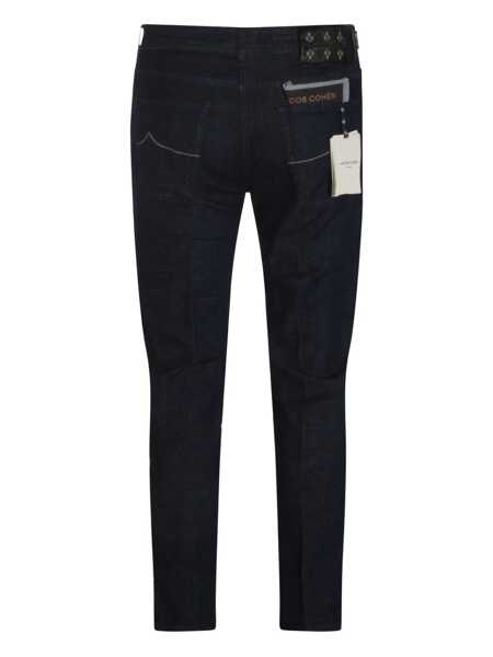 Blugi Jacob Cohen Jacob Cohen Dark Blue Cotton Scott Jeans BLUE Barbati (BM 18984246) 2