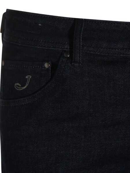 Blugi Jacob Cohen Jacob Cohen Dark Blue Cotton Scott Jeans BLUE Barbati (BM 18984246) 3