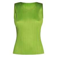 Topuri Pleats Please Issey Miyake Green Top Femei