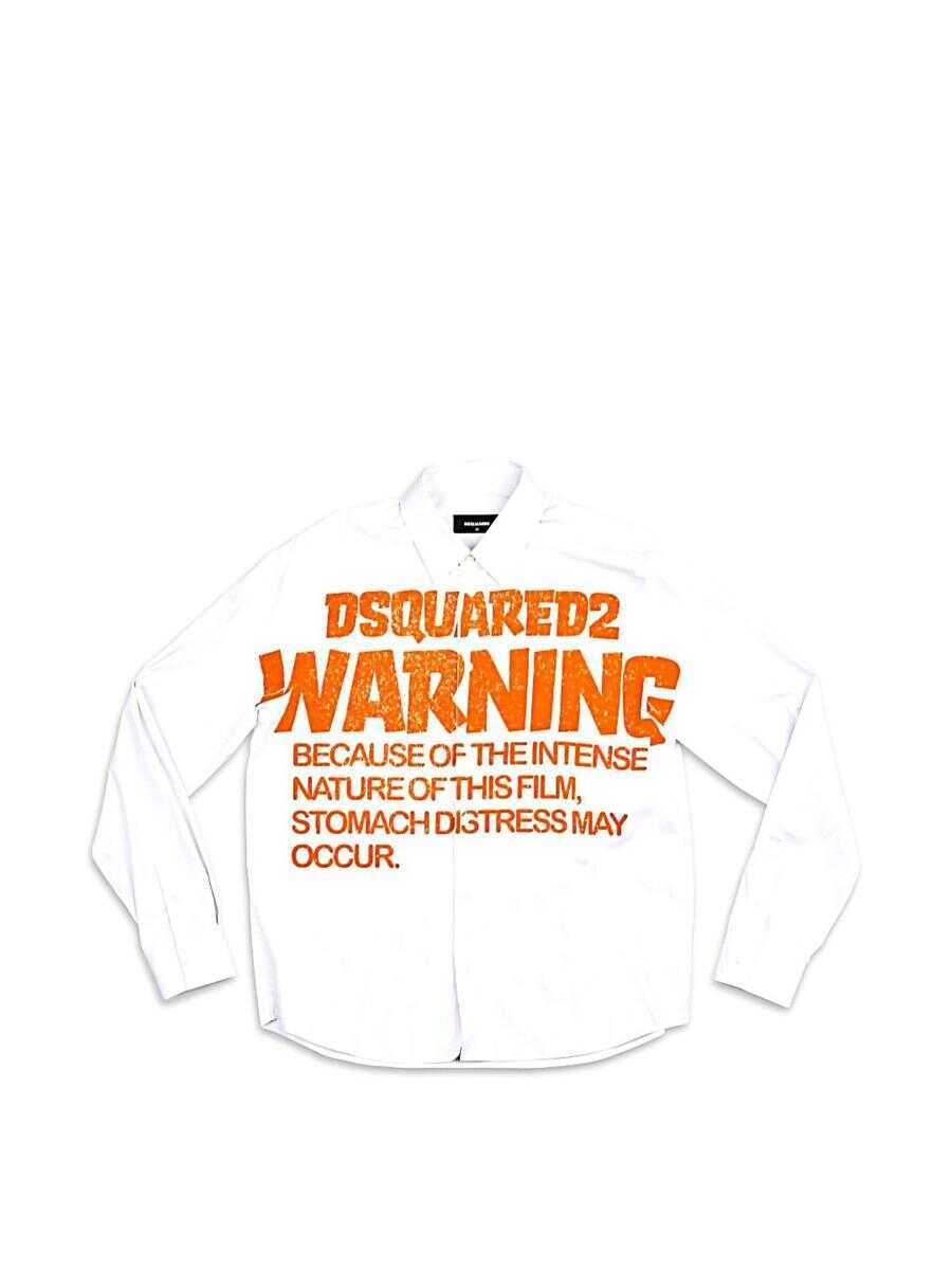 Topuri DSQUARED2 DSQUARED2 Topwear White Barbati (BM 18985413) 2