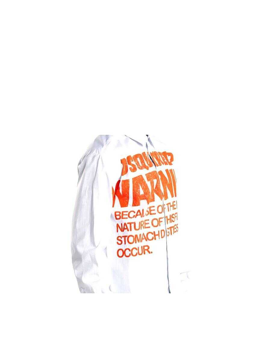 Topuri DSQUARED2 DSQUARED2 Topwear White Barbati (BM 18985413) 3