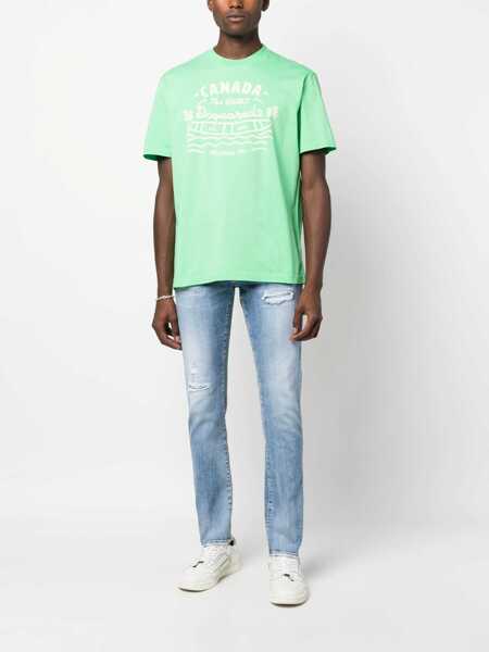 Topuri DSQUARED2 DSQUARED2 Topwear BLUE Barbati (BM 18985518) 2