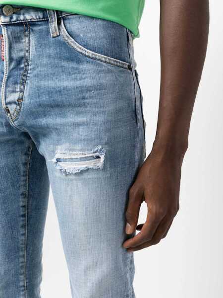 Topuri DSQUARED2 DSQUARED2 Topwear BLUE Barbati (BM 18985518) 5