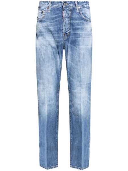 Topuri DSQUARED2 DSQUARED2 Topwear BLUE Barbati (BM 18985602) 1