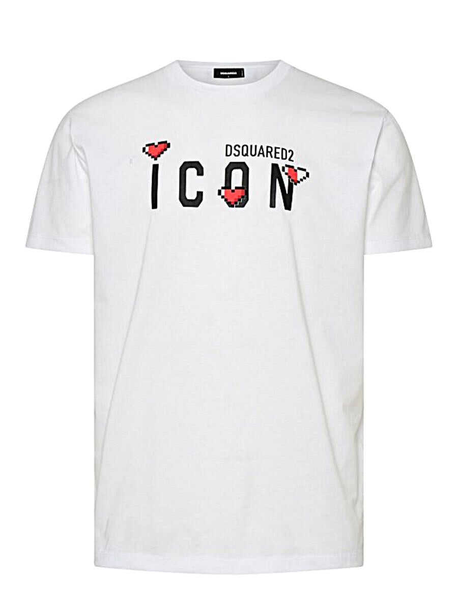Topuri DSQUARED2 DSQUARED2 Topwear White Barbati (BM 18985617) 1