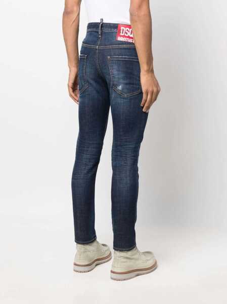 Topuri DSQUARED2 DSQUARED2 Topwear BLUE Barbati (BM 18985722) 4