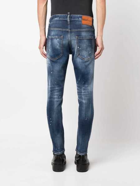Topuri DSQUARED2 DSQUARED2 Topwear BLUE Barbati (BM 18985761) 4