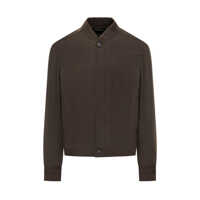 Geci Zegna Zegna Brown Wool Jacket Barbati