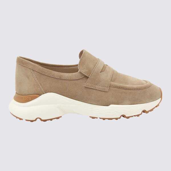 Mocasini TODS TodS Beige Leather Loafers WHITE Femei (BM 18986712) 1