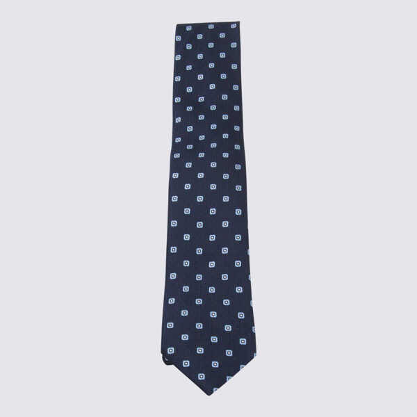 Cravate ZEGNA Zegna Blue Silk Tie BLUE Barbati (BM 18986796) 1