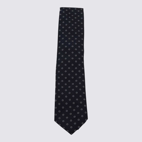 Cravate ZEGNA Zegna Navy Silk Tie BLUE Barbati (BM 18986817) 1