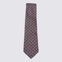 Cravate Zegna Pink Silk Tie Barbati