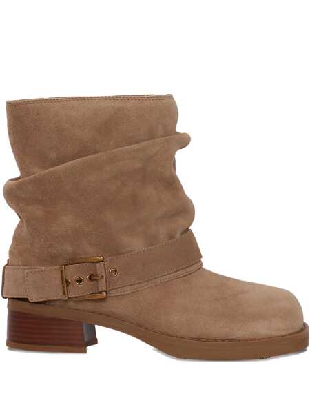 Bocanci Michael Kors COLBY FLAT BOOTIE Brown Femei (BM 18987039) 1