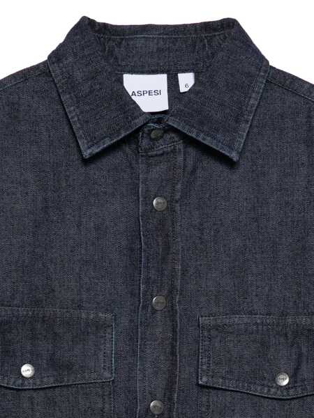 Camasi Aspesi LONG SLEEVED SHIRT Blue Baieti (BM 18987048) 3