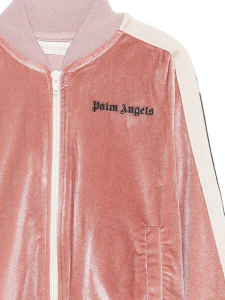 Geci de iarna Palm Angels PA CHENILLE TRACK JKT ANTIQUE ROSE BLACK Pink Fete (BM 18987336) 3