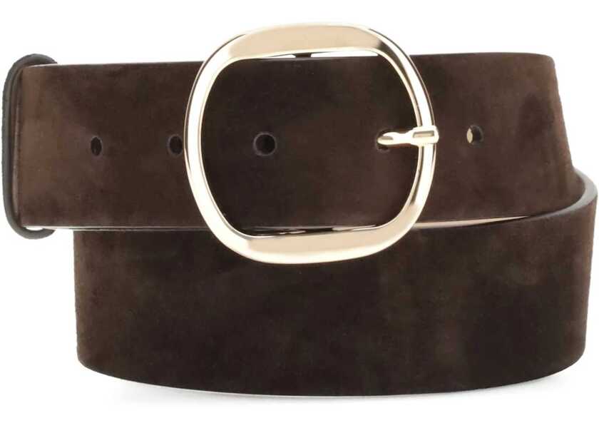 Curele GABRIELA HEARST Elster Belt DARK BROWN Femei (BM 18987508) 2