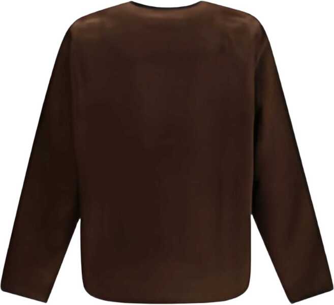 Pulovere casual GR10K Brushed Plain Wool Long Sleeve DARK BROWN Barbati (BM 18987529) 3