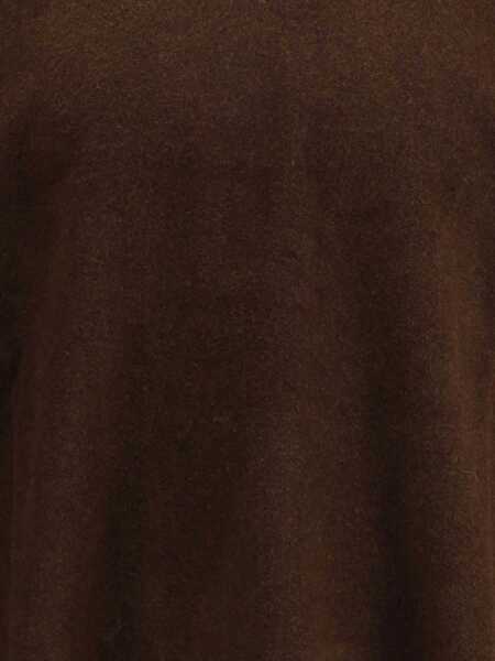 Pulovere casual GR10K Brushed Plain Wool Long Sleeve DARK BROWN Barbati (BM 18987529) 5