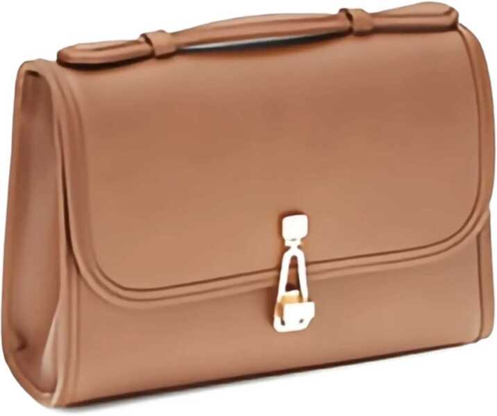 Genti de umar GABRIELA HEARST Leonora Bag COGNAC Femei (BM 18987547) 2