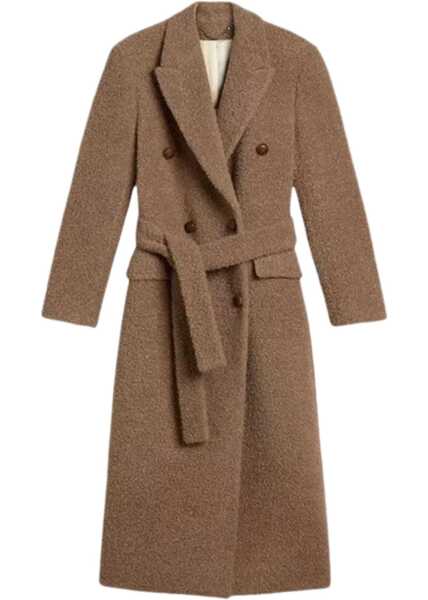 Paltoane Golden Goose Double-breasted Coat GREIGE Femei (BM 18987559) 1