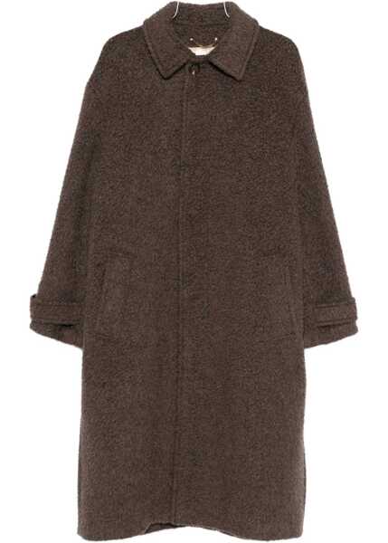 Paltoane Golden Goose Journey Single-breasted Coat MAJOR BROWN Barbati (BM 18987568) 1