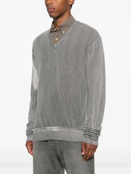Pulovere OUR LEGACY V neck Grey Sweater GREY SPRAY Barbati (BM 18987577) 3