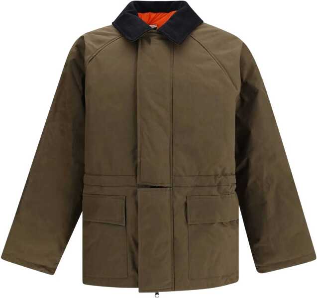 Geci Parka GR10K Padded Corduroy-Collar Parka SOIL BROWN Barbati (BM 18987619) 1