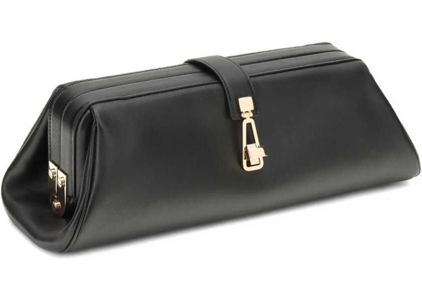 Genti plic GABRIELA HEARST Paola Clutch BLACK Femei (BM 18987670) 3