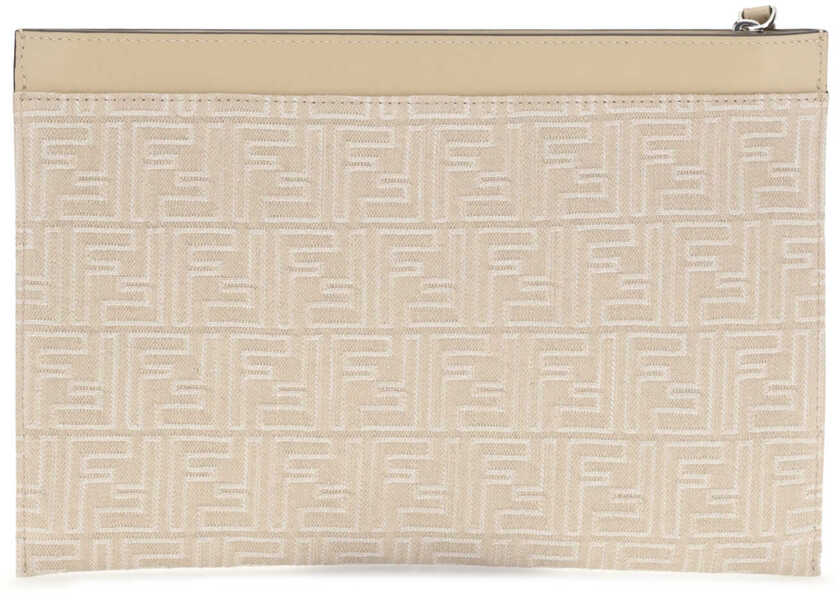 Genti de mana Fendi Fendi denim Pouch SABBIAPALLADIO Barbati (BM 18988624) 2