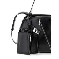Genti de umar Salvatore Ferragamo Dama - Genti de umar Salvatore Ferragamo Hug Soft Zip Black Femei (BM 18989256) - B-mall.ro