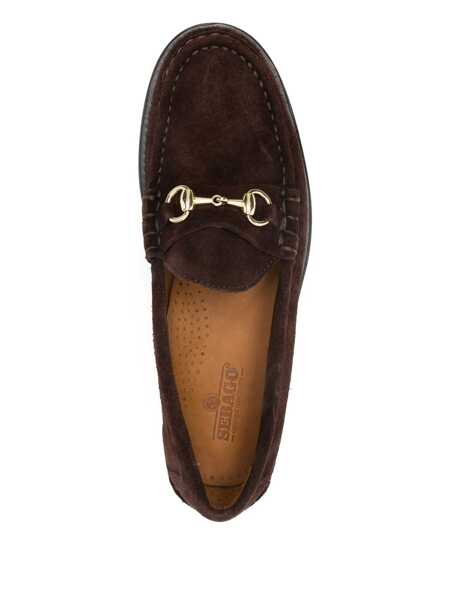 Mocasini Sebago Joe Modena Brown Pull-On Loafers With Horsebit Detail In Suede Man BROWN Barbati (BM 18989964) 4