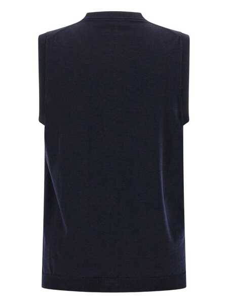 Pulovere Zanone Zanone Flexwool Vest BLUE Barbati (BM 18990153) 2