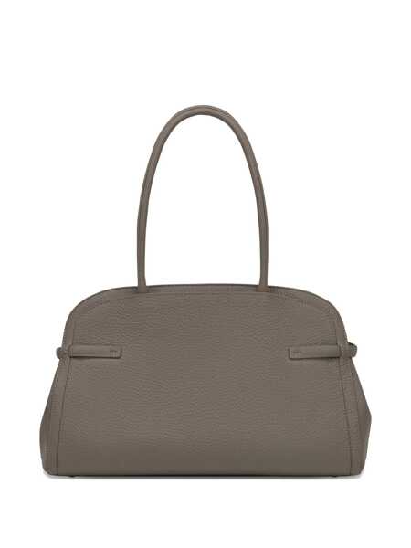 Genti de mana Orciani Orciani Orciani Taupe Leather Hand Bag With Metallic Detailing Beige Femei (BM 18990777) 2