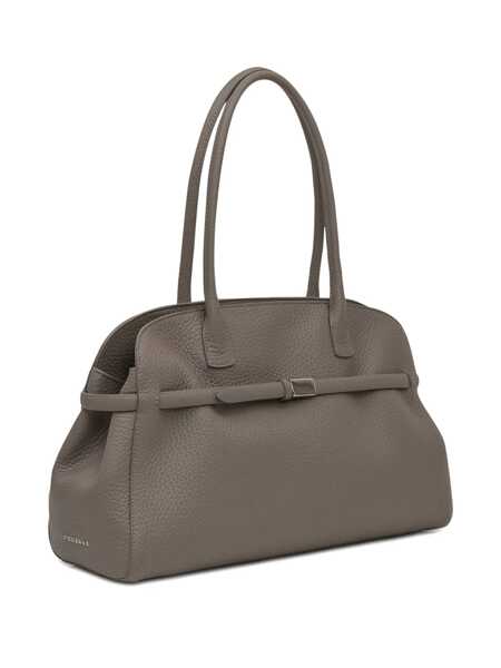 Genti de mana Orciani Orciani Orciani Taupe Leather Hand Bag With Metallic Detailing Beige Femei (BM 18990777) 3