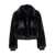 Liu Jo Liu Jo Faux Fur And Leather Jacket Black