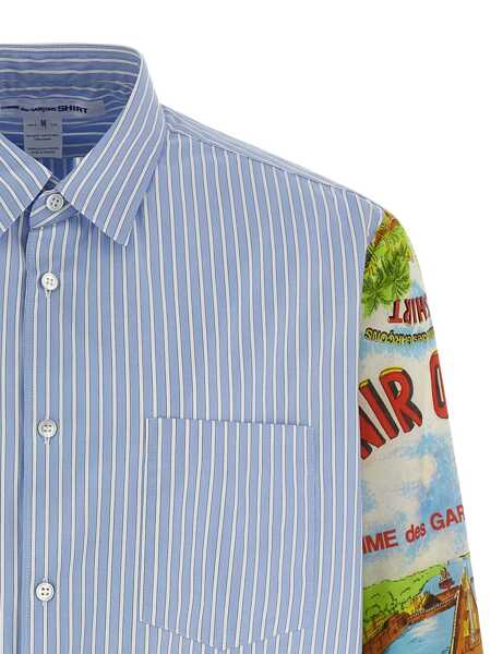 Camasi Comme des Garons Comme Des Garons Patterned Sleeve Shirt MULTICOLOR Barbati (BM 18992154) 4