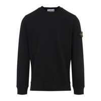 Pulovere Stone Island Crew Neck Sweater With Logo Patch Barbati