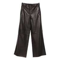 Pantaloni casual ENES Enes Leather Trousers