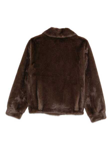 Paltoane SEVENTY Seventy Soft Brown Faux Fur BROWN Femei (BM 18993537) 2