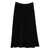 Blumarine Blumarine Black Pleated Midi Skirt Black