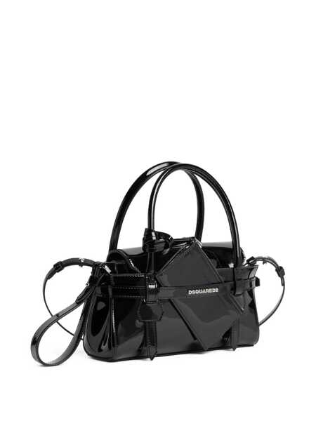 Portofele DSQUARED2 DSQUARED2 Dsquared2 Hand Bag With Card Holder Black Femei (BM 18993882) 3