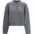 LOULOU DE SAISON Cashmere Sweater ANTHRACITE MELANGE