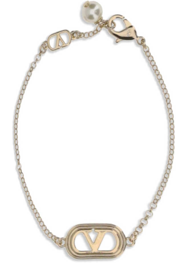 Bratari Valentino Garavani Ovalette Bracelet ORO/CREAM Femei (BM 18994711) 2