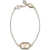 Valentino Garavani Ovalette Bracelet ORO/CREAM