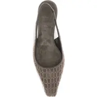 Pantofi Brunello Cucinelli Dama - Pantofi cu toc Brunello Cucinelli City Slingback Heels TORBA Femei (BM 18994729) - B-mall.ro