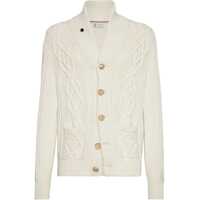 Cardigane Cable-Knit Cashmere Cardigan Barbati